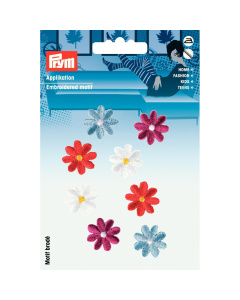 Prym 925425 Applicatie zelfklevend/opstrijkbaar Bloemen gekleurd - Kaart