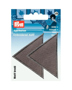 Prym 925468 Applicatie Driehoeken groot grijs - Kaart
