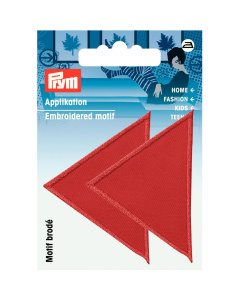 Prym 925474 Applicatie Driehoeken groot rood - Kaart