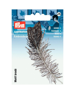 Prym 926645 Applicatie Veer grijs/zwart - Kaart