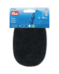 Prym 929233 Patches suèdeimitatie 9 x 13,5 cm grijs/blauw/zwart ass. - Kaart