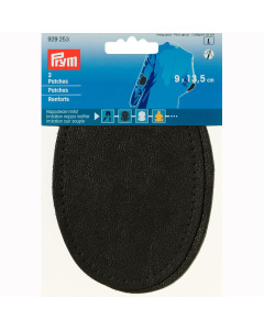 Prym 929253 Patches nappalederimitatie 9 x 13,5 cm donkergrijs - Kaart