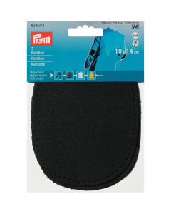 Prym 929271 Patches nappaleder om op te naaien 10 x 14 cm donkergrijs - Kaart