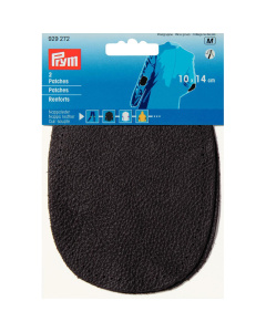 Prym 929272 Patches nappaleder om op te naaien 10 x 14 cm donkerbruin - Kaart