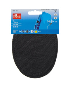 Prym 929310 Patches CO (opstrijkbaar) 10 x 14 cm zwart - Kaart