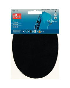 Prym 929370 Patches suèdeimitatie (opstrijkbaar) 10 x 14 cm zwart - Kaart
