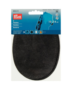 Prym 929371 Patches suèdeimitatie (opstrijkbaar) 10 x 14 cm middengrijs - Kaart