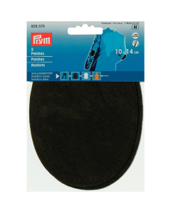 Prym 929376 Patches suèdeimitatie (opstrijkbaar) 10 x 14 cm olijf - Kaart
