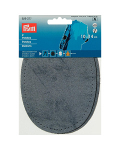 Prym 929377 Patches suèdeimitatie (opstrijkbaar) 10 x 14 cm jeansblauw - Kaart