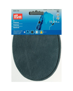 Prym 929379 Patches suèdeimitatie (opstrijkbaar) 10 x 14 cm middenblauw - Kaart