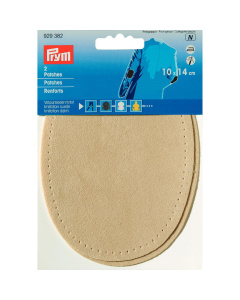 Prym 929382 Patches suèdeimitatie (opstrijkbaar) 10 x 14 cm zand - Kaart