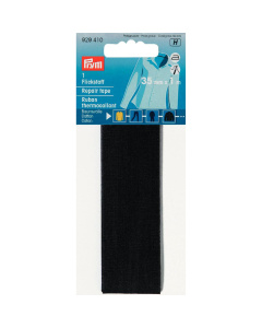 Prym 929410 Verstelstuk katoen (opstrijkbaar) 3,5 x 100 cm zwart - Kaart