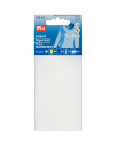 Prym 929451 Verstelstuk PES (opstrijkbaar) 12 x 45 cm wit - Kaart