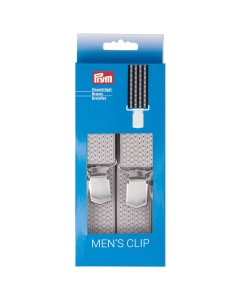 Prym 944191 bretels 30mm 120cm lichtgrijs/rood 1 stuk - Kaart
