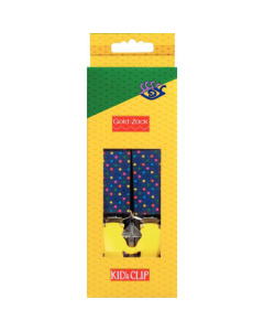 Prym 944604 Kid's Clip 70 cm 25 mm 'Handen'-Clips marine/gekl. stippen - Kaart