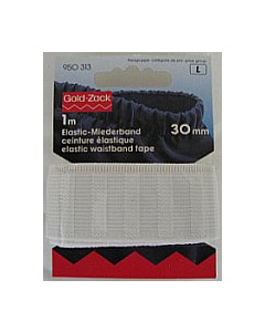 Prym 950313 Elastische tailleband stabiel in dwarsrichting 30 mm wit - Kaart