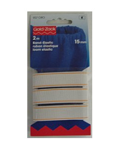 Prym 957080 Band-elastiek extra zacht 15 mm wit - Kaart