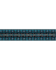 Prym 957450 Elastiek Color 50 mm dessin blauw - Meter