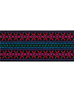 Prym 957451 Elastiek Color 50 mm dessin fuchsia - Meter