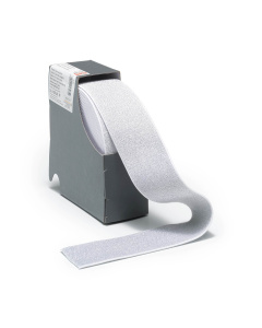 Prym 957465 Elastiek Color 50 mm wit/zilver - Meter