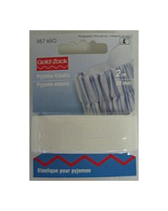 Prym 957650 Pyjama-elastiek 20 mm wit - Kaart