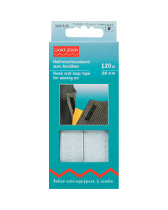 Prym 968535 Klittenbandsluiting om aan te naaien 20 mm wit - Kaart