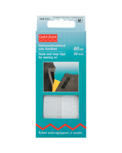 Prym 968555 Klittenbandsluiting om aan te naaien 20 mm wit - Kaart