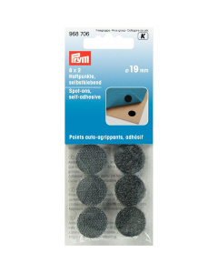 Prym 968706 Klittenbandpunten zelfklevend zwart - Kaart
