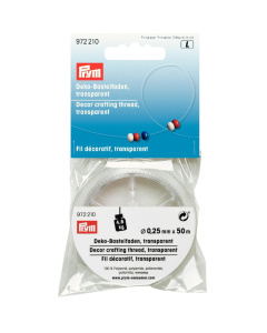 Prym 972210 Decodraad 0,25 mm transparant - Kaart