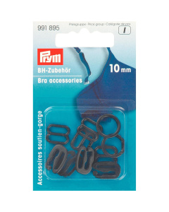 Prym 991895 BH-accessoires KST 10 mm zwart gesorteerd - Kaart