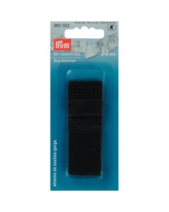 Prym 992032 BH-sluiting met huidbescherming 2 sluitstanden 30 mm zwart - Kaart
