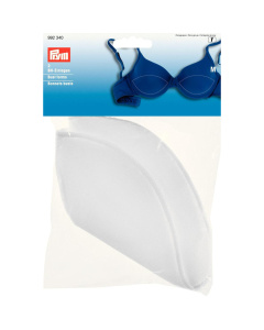 Prym 992340 BH-inlegcups maat M wit, overtrokken met 100% polyamide - Kaart