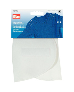 Prym 993815 Schoudervullingen met klittenband halve maan M-L wit - Kaart