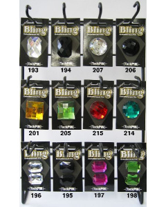 Restyle 007.241 Glitter knopen achtersteek - Kleur 193