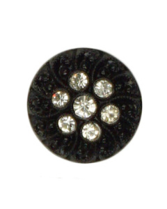 Restyle 007.80216.6 Strass- / Glitter knopen achtersteek 15 mm - Kleur 000