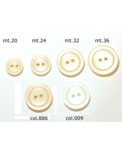 Restyle 007.81357.24 Unigekleurde knopen 2 gaats 15 mm - Kleur 886