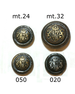 Restyle 007.81482.24 Metalen knopen achtersteek 15 mm - Kleur 020
