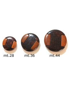 Restyle 007.81722.28 Houten knopen achtersteek 18 mm - Kleur 881