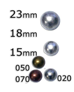 Restyle 007.82724.23 Metalen knopen achtersteek 23 mm - Kleur 020