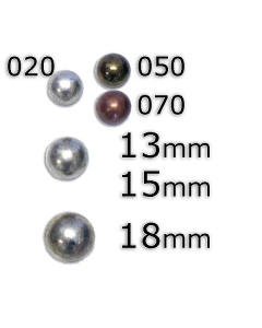 Restyle 007.82725.13 Metalen knopen achtersteek 13 mm - Kleur 050