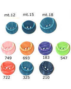 Restyle 007.83285.12 Knopen 2 gaats 12 mm - Kleur 183