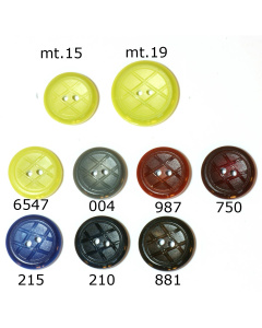 Restyle 007.83287.15 Unigekleurde knopen 2 gaats 15 mm - Kleur 004