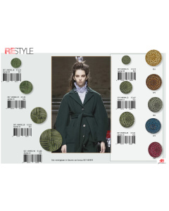 Restyle 007.V84992.40 Fashion knopen 4 gaats 40mm - Kleur 522