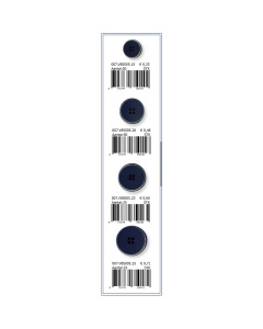 Restyle 007.V85005.25 Fashion knopen 4 gaats 25mm - STUK