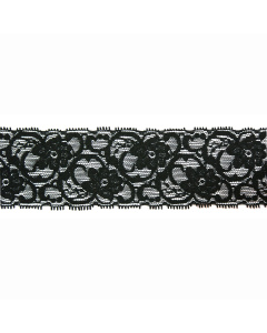 Restyle 009.4329 Nylon kant  elastisch 50 mm - Kleur 000
