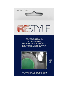 ReStyle Stofknopen 29 mm, 4 stuks en een gereedschapset - Kaart