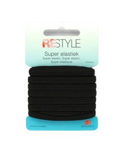 ReStyle Gebreid elastiek 6mm x 10 meter - Kleur 000