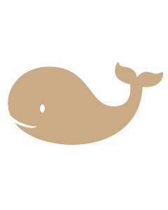 Restyle 087.1062 Walvis MDF 3mm - 50x26cm - STUK