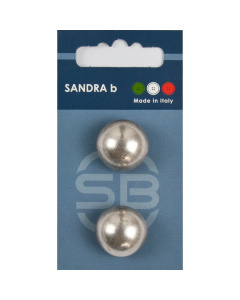 Sandra Ab 007.CARD210 Metalen knopen achtersteek 20 mm - Kaart