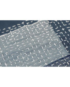 ReStyle Sashiko sjabloon vierkanten patroon maat 10 x 10 cm - Kaart